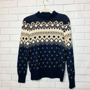 Vintage St. Michael sweater // Blue // Grandpa Oversized           1-041